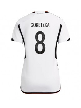 Tyskland Leon Goretzka #8 Replika Hemmakläder Dam VM 2022 Kortärmad